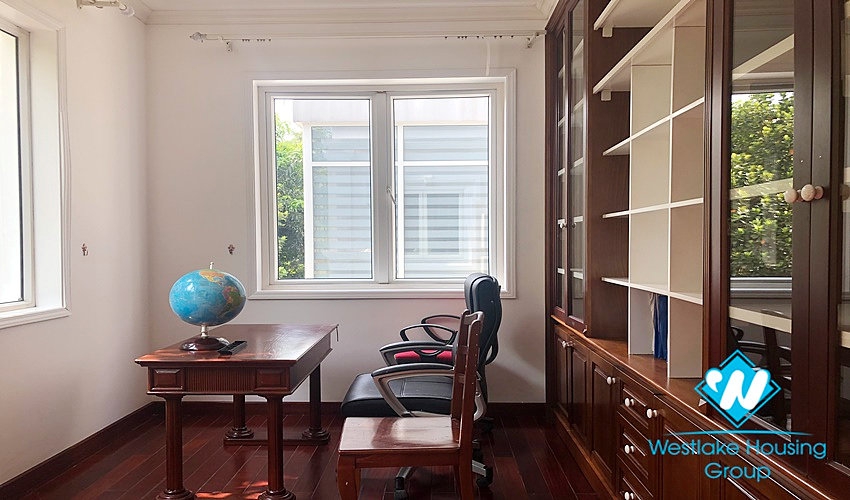 Beautiful new villa with full new equipments for rent in Ciputra, Tay Ho